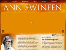 Tablet Screenshot of annswinfen.com